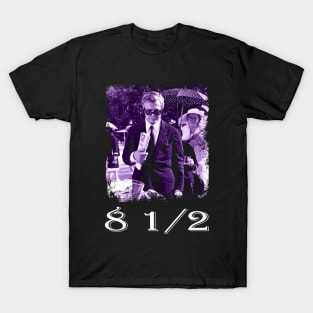 La Dolce Vita Couture 8 1/2 Fellini Movie Iconic Fashion T-Shirt